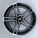 Кованые диски Ju-Tuning RGWL1037 чёрный R20 5x112 на Porsche Cayenne, Panamera