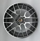 Кованые диски Ju-Tuning RGWC1022 графит gunmetal R20 5x112 на Porsche Cayenne, Panamera