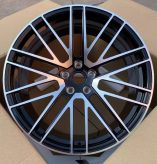 Кованые диски Ju-Tuning RGWT1848 чёрный R20 5x112 на Porsche Cayenne, Panamera
