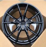 Кованые диски Ju-Tuning RGWX1041 чёрный глянец R20 5x130 на Porsche Cayenne, Panamera
