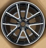 Кованые диски Ju-Tuning RGWX1058 чёрный R20 5x130 на Porsche Cayenne, Panamera