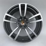 Кованые диски Ju-Tuning RGWQ1879 графит gunmetal R21 5x130 на Porsche Cayenne, Panamera