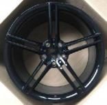 Кованые диски Ju-Tuning RGWC1562 чёрный глянец R21 5x130 на Porsche Cayenne, Panamera