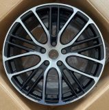 Кованые диски Ju-Tuning RGWX5304 чёрный глянец R20–R21 5x130 на Porsche Cayenne, Panamera