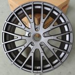 Кованые диски Ju-Tuning RGWC2019 матовый платиновый R21 5x130 на Porsche Cayenne, Panamera