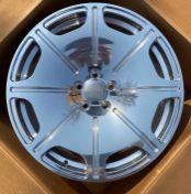 Кованые диски Ju-Tuning RGWC5668 зеркальная полировка R19–R21 5x112 на Audi A4-A8/Q7, VW