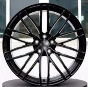 Кованые диски Ju-Tuning RGWC218 чёрный глянец R18–R21 5x112 на Audi A4-A8/Q7, VW