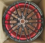 Кованые диски Ju-Tuning RGWQ218 чёрный глянец R19 5x112 на Audi A4-A8/Q7, VW