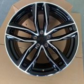 Кованые диски Ju-Tuning RGWC1010 чёрный глянец R18–R19 5x112 на Audi A4-A8/Q7, VW
