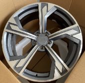 Кованые диски Ju-Tuning RGWT078 чёрный глянец R20 5x112 на Audi A4-A8/Q7, VW