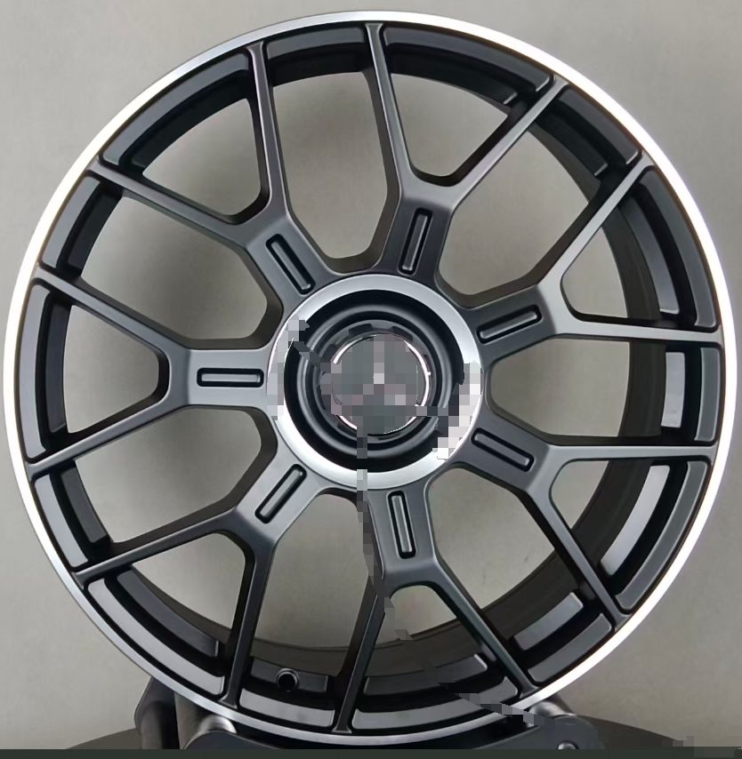 Кованые диски Ju-Tuning RGWC9465 полу матовый чёрный R19–R20 5x112 на Mercedes C/E/S, GLC, GLE