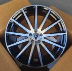 Кованые диски Ju-Tuning RGWX5580 чёрный глянец R22 5x112 на Mercedes C/E/S, GLC, GLE