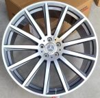 Кованые диски Ju-Tuning RGWA5580 графит gunmetal R22 5x112 на Mercedes C/E/S, GLC, GLE
