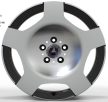 Кованые диски Ju-Tuning RGWC2255 чёрный R17 5x112 на Mercedes C/E/S, GLC, GLE