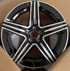 Кованые диски Ju-Tuning RGWT2024 чёрный глянец R20 5x112 на Mercedes C/E/S, GLC, GLE
