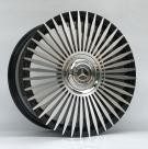 Кованые диски Ju-Tuning RGWC1859 чёрный глянец R17 5x112 на Mercedes C/E/S, GLC, GLE