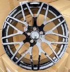 Кованые диски Ju-Tuning RGWC369 чёрный глянец R20 5x112 на Mercedes C/E/S, GLC, GLE