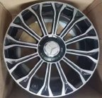 Кованые диски Ju-Tuning RGWX586 чёрный глянец R18 5x112 на Mercedes C/E/S, GLC, GLE