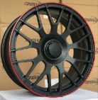 Кованые диски Ju-Tuning RGWC1836 чёрный мат R18–R19 5x112 на Mercedes C/E/S, GLC, GLE