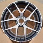 Кованые диски Ju-Tuning RGWL1268 чёрный глянец R19 5x112 на Mercedes C/E/S, GLC, GLE