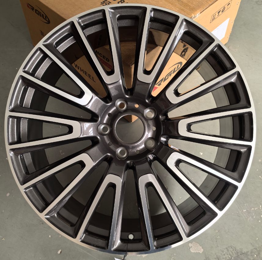 Кованые диски Ju-Tuning XG63C тёмный графит R22 5x130 на Mercedes G-класс