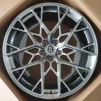Кованые диски Ju-Tuning RGWC141 чёрный глянец повышенного блеска R19–R22 5x120 / 5x112 / 5x114.3 / 5x108 / 5x130 на Mercedes G-класс