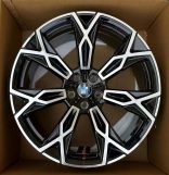 Кованые диски Ju-Tuning RGWC5051 чёрный глянец R20 5x112 на BMW G-серии, X3-X7