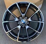 Кованые диски Ju-Tuning RGWC5522 чёрный R18 5x120 / 5x112 на BMW 3/5/7, X5/X6