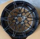 Кованые диски Ju-Tuning RGWZ1842 чёрный глянец R18 5x120 на BMW 3/5/7, X5/X6
