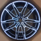 Кованые диски Ju-Tuning RGWQ523 чёрный глянец R18 5x112 на BMW G-серии, X3-X7