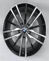 Кованые диски Ju-Tuning RGWC476 чёрный R20–R22 5x112 / 5x120 на BMW 3/5/7, X5/X6