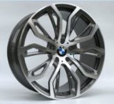 Кованые диски Ju-Tuning RGWC1002 чёрный глянец R20 5x120 на BMW 3/5/7, X5/X6