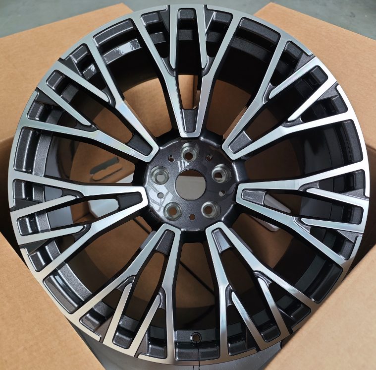 Кованые диски Ju-Tuning RGWC2213 графит gunmetal R21 5x112 на BMW G-серии, X3-X7
