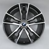 Кованые диски Ju-Tuning RGWL1821 тёмный графит R20 5x120 на BMW 3/5/7, X5/X6