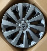 Кованые диски Ju-Tuning RGWC174L матовый графит R22–R23 5x120 на Range Rover, Defender
