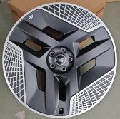 Кованые диски Ju-Tuning RGWC0558 чёрный мат R23 5x120 на Range Rover, Defender
