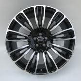 Кованые диски Ju-Tuning RGWX1891 чёрный глянец R20 5x108 / 5x120 на Range Rover, Defender
