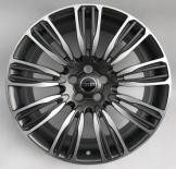 Кованые диски Ju-Tuning RGW1891 тёмный графит R20 5x108 на Range Rover, Defender
