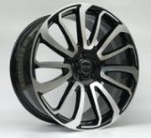 Кованые диски Ju-Tuning RGWC1835 чёрный глянец R20–R22 5x120 на Range Rover, Defender