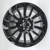 Кованые диски Ju-Tuning RGWC1835 чёрный глянец R20–R22 5x120 на Range Rover, Defender — фото 2