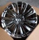 Кованые диски Ju-Tuning RGWC0543 чёрный глянец повышенного блеска R20–R22 5x112 / 5x130 на Bentley, Rolls-Royce
