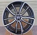 Кованые диски Ju-Tuning RGWC1737 чёрный глянец R20–R22 5x112 / 5x130 на Bentley, Rolls-Royce