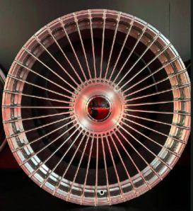 Кованые диски Ju-Tuning 24RRF17SP серебристый браширование R24 5x112 на Bentley, Rolls-Royce