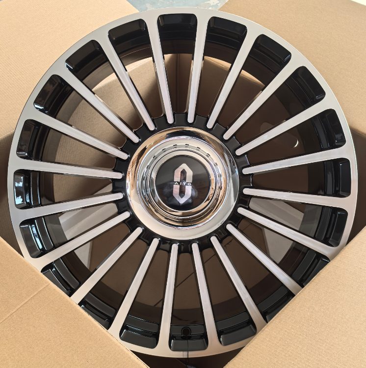 Кованые диски Ju-Tuning RGWA2289 чёрный глянец R20 5x120 на AITO, Li Auto, Xiaomi, Zeekr