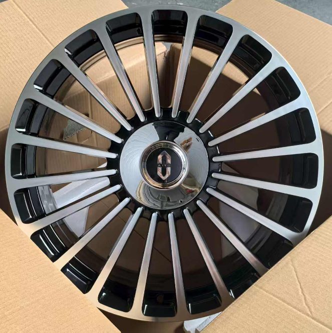 Кованые диски Ju-Tuning RGWC231 чёрный глянец R20–R21 5x120 на AITO, Li Auto, Xiaomi, Zeekr