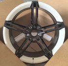 Кованые диски Ju-Tuning RGWA2284 чёрный глянец R19 5x120 на Tesla S/X, NIO, Hongqi