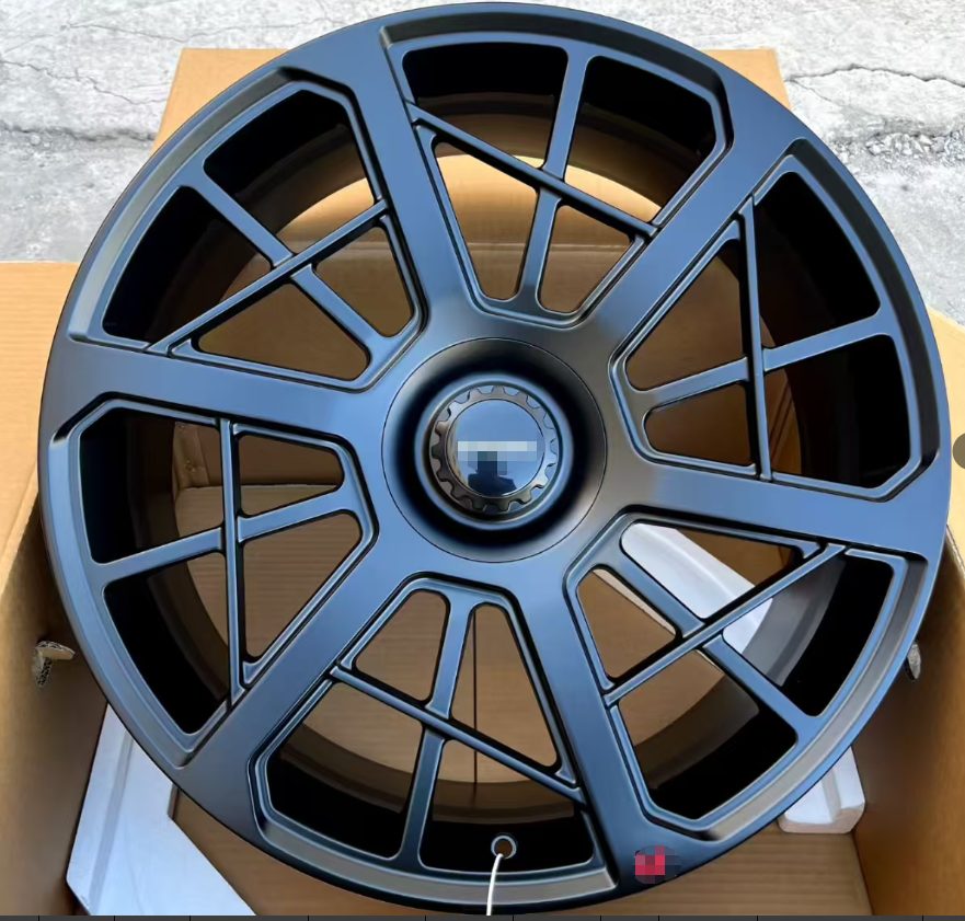 Кованые диски Ju-Tuning RGW2108 полу матовый чёрный R21–R22 5x108 на Tesla, Zeekr, BYD