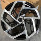 Кованые диски Ju-Tuning RGWC9187 чёрный глянец полированная лицевая часть R21–R22 5x108 на Tesla, Zeekr, BYD