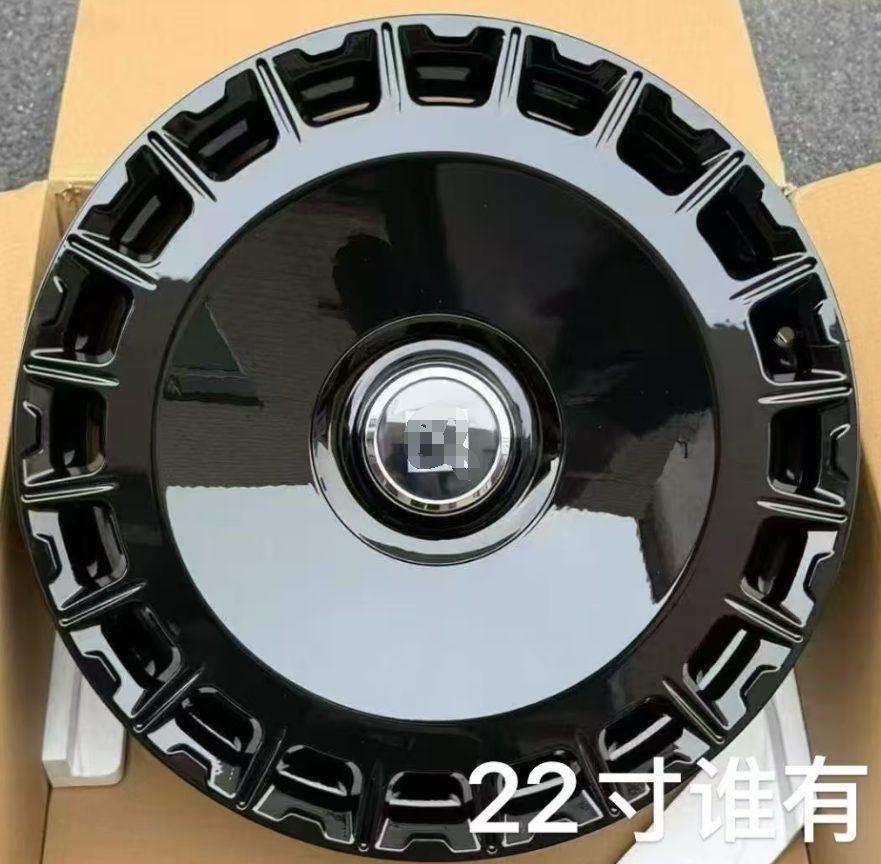 Кованые диски Ju-Tuning RGWA1758 чёрный глянец полированная лицевая часть R21 5x108 на Tesla, Zeekr, BYD