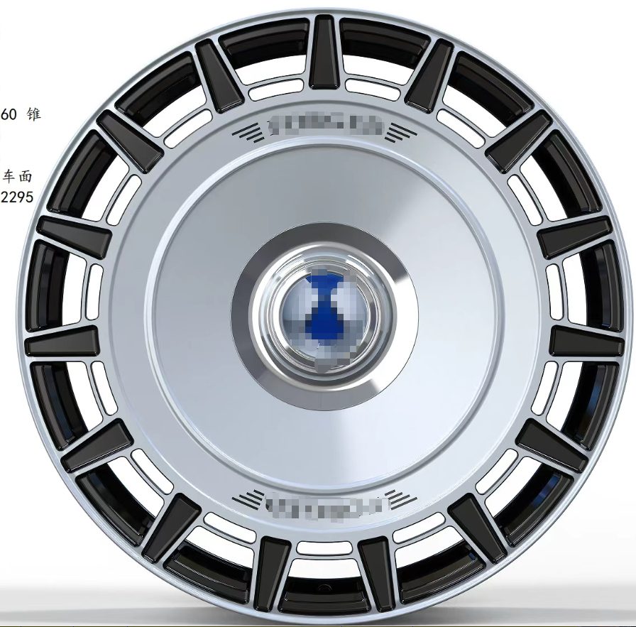 Кованые диски Ju-Tuning RGW368 чёрный глянец R22 6x139.7 на AITO, Li Auto, Xiaomi, Zeekr
